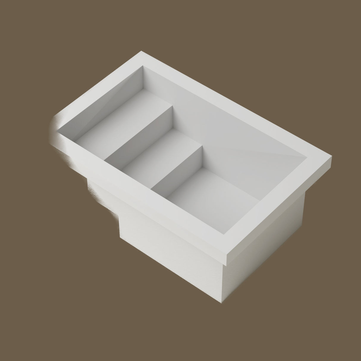3000 × 2000 Step-Entry Plunge & Soaking Tub — Full view [render:far:nofeet] [bg:hush]