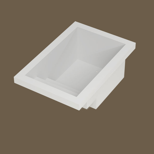 3000 × 2000 Step-Entry Plunge & Soaking Tub — Three-quarter [render:hero:nofeet] [bg:hush]