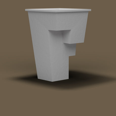 1000 x 1000 Plunge Tub — Low — hollow underside [render:lowcorner:nofeet] [bg:hush]