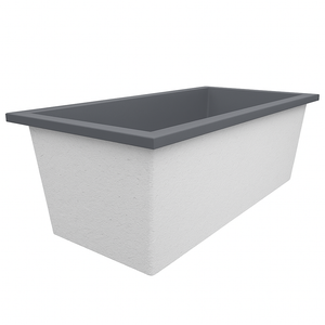 1900 L x 900 W x 625 H. Bain profond. Omnitub de luxe supplémentaire
