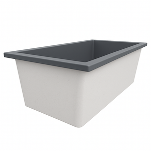 Deep Bathtub 1750 L x 950 W x 600 Soaking Depth Handmade by Omnitub