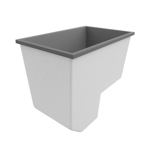 Deep Bathtub With Seat 1100 L x 700 W x 1000 Depth Handmade by Omnitub