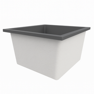 Deep Bathtub 1050 L x 1050 W x 600 Soaking Depth Handmade by Omnitub