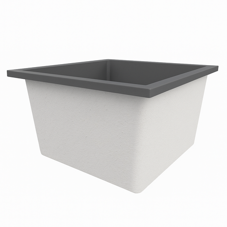 1050 L x 1050 W x 625 H. Petite baignoire profonde. Omnitub Duo