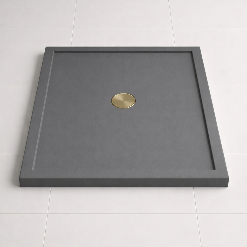 Omnitub 740 × 590 Rectangular Shower Tray – 35mm Slim Non-Slip - main product view 3