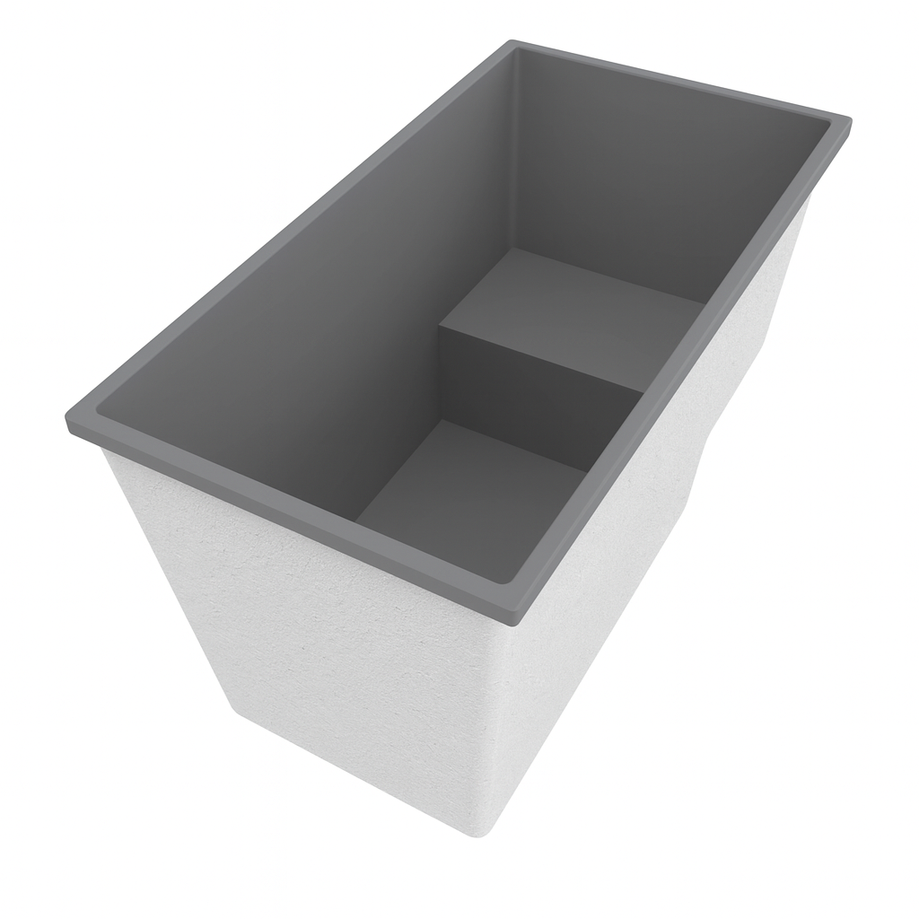 1495 x 800 Seated Soaking Tub – 1000mm Depth – Rectangular – Omnitub