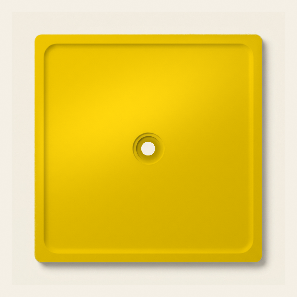 OMN-V5B Sunflower Yellow — 1500 x 1500 shower tray