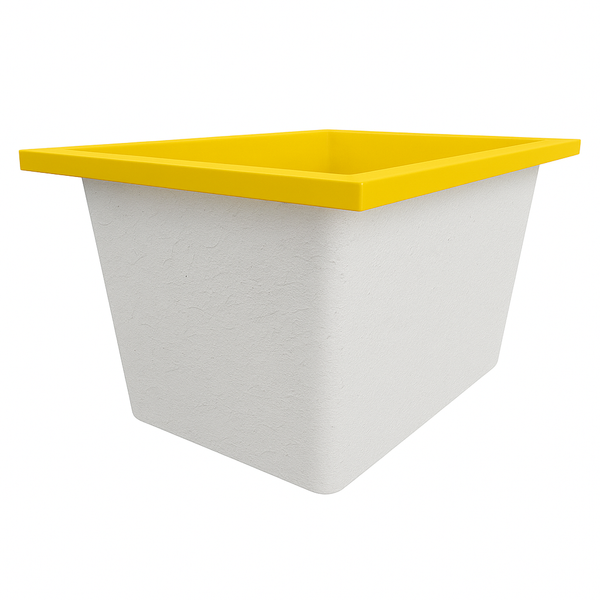 Omnitub Solo Max 1050 x 800 handmade UK deep soaking tub 600mm depth rectangular - colour detail 6