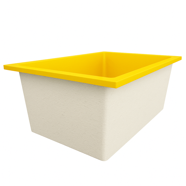 Omnitub Solo Plus 1250 x 1050 handmade UK deep soaking tub 600mm depth wide rectangular - gallery image 6