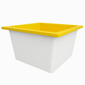 Deep Bathtub 1050 L x 1050 W x 600 Soaking Depth Handmade by Omnitub