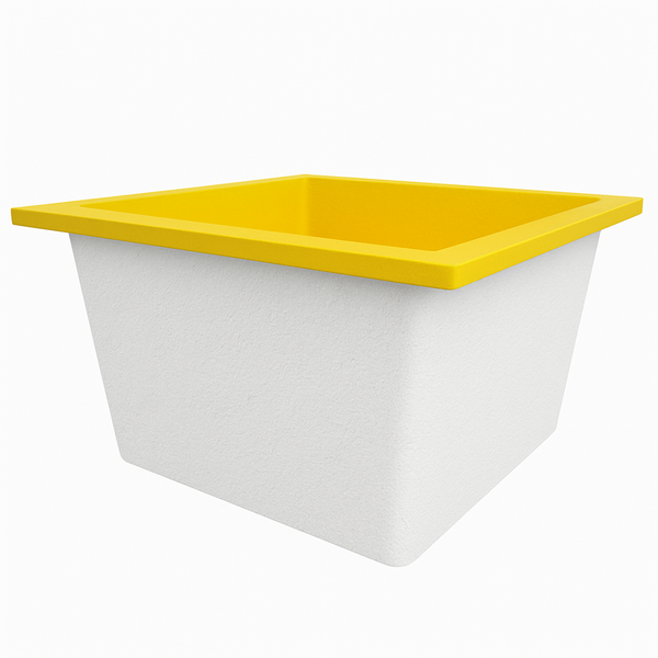 Omnitub Duo Square 1050 x 1050 deep soaking tub 600mm depth square - lifestyle setting 5