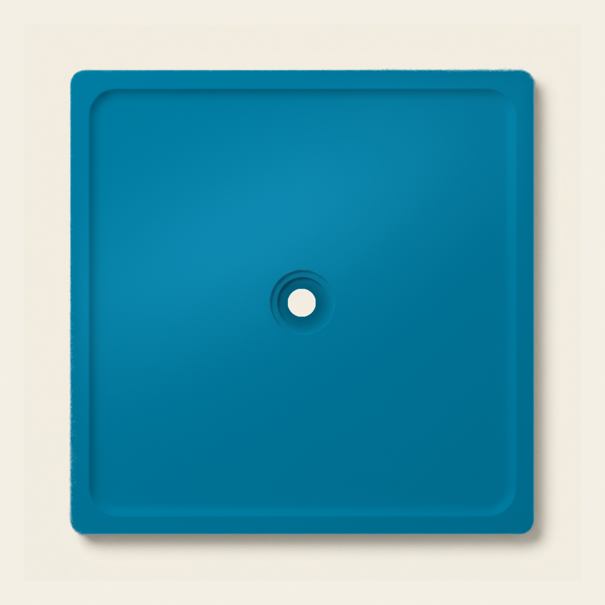OMN-V5B Tartan Blue — 1500 x 1500 shower tray