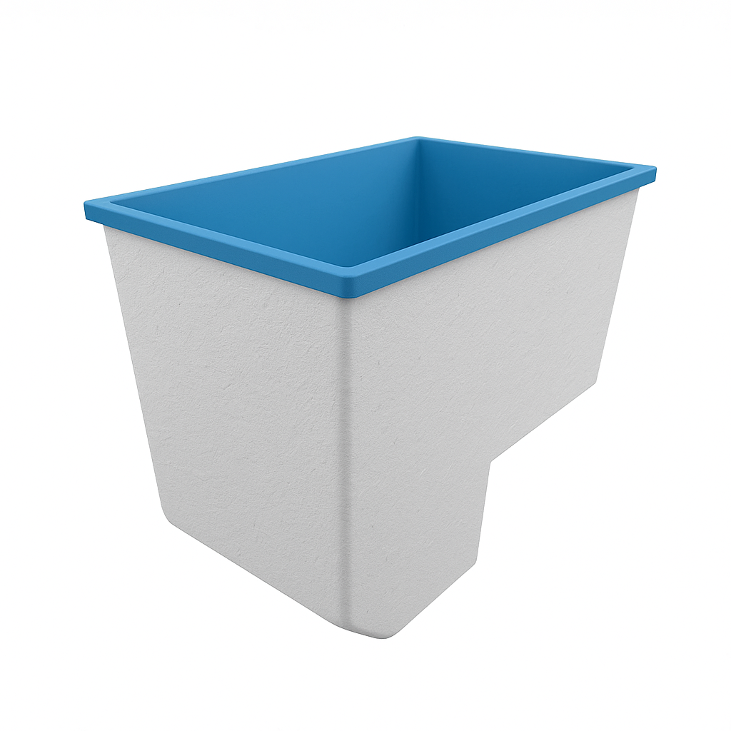 Deep Bathtub With Seat 1100 L x 700 W x 1000 Depth Handmade by Omnitub
