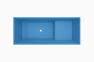 Baignoire à assise profonde 1100 L x 700 W x 1000 H Baignoire de trempage japonaise d'Omnitub