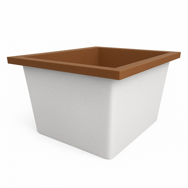 Omnitub Solo Extra 1150 x 900 handmade UK deep soaking tub 600mm depth rectangular - product overview 7