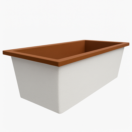 1900 L x 900 W x 625 H. Bain profond. Omnitub de luxe supplémentaire