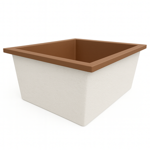 1400 L x 1200 W x 625 H. Bain profond. Omnitub Duo Flow