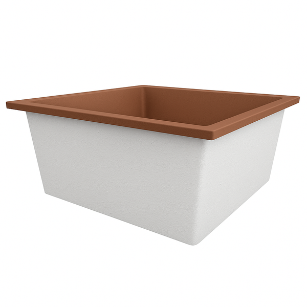 Omnitub 1400 x 1400 deep soaking tub 600mm depth square - dimensions overview 6