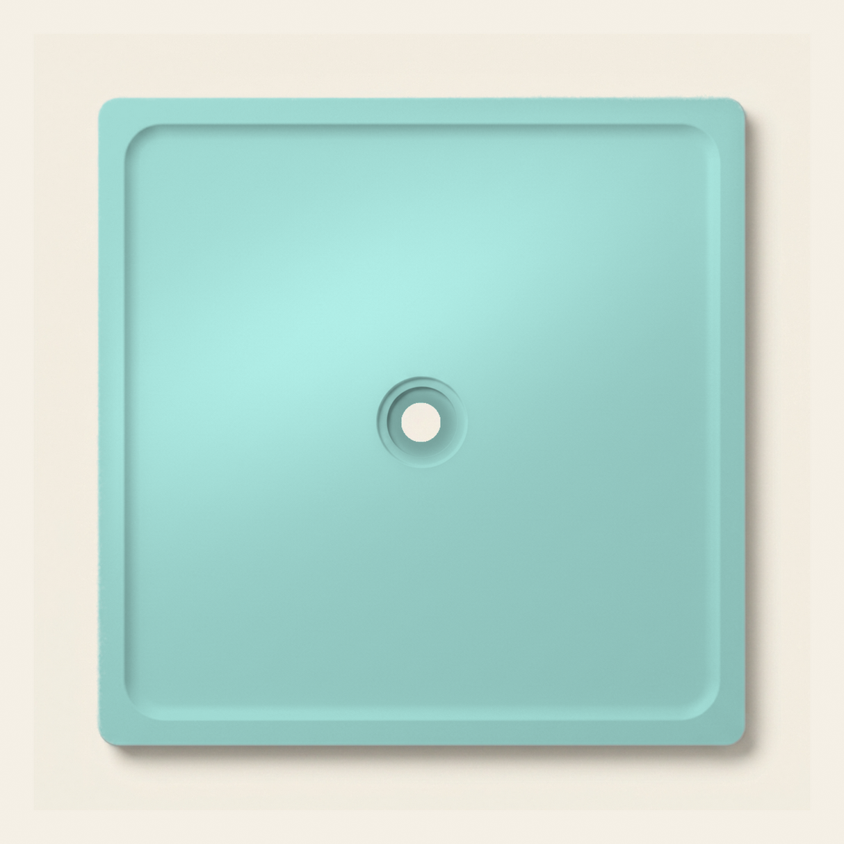 OMN-V5B Turquoise — 1500 x 1500 shower tray