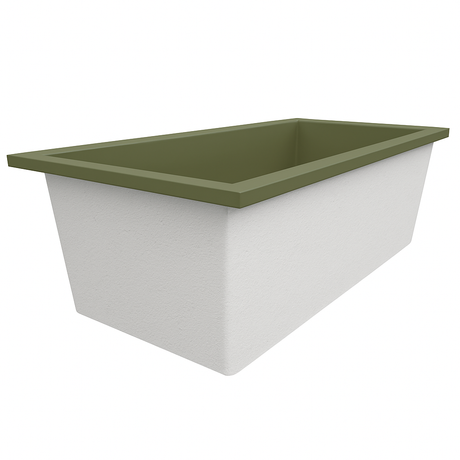 1900 L x 900 W x 625 H. Bain profond. Omnitub de luxe supplémentaire