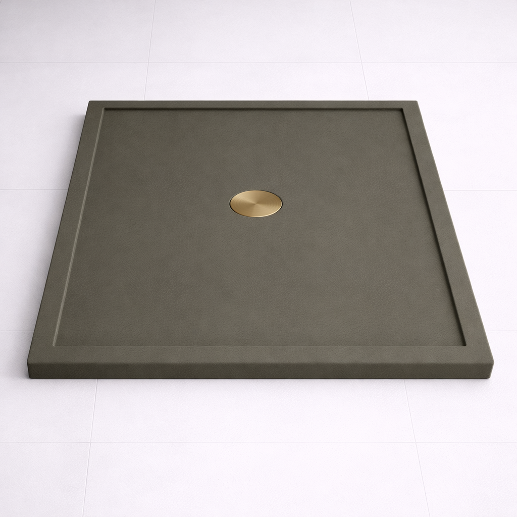 Omnitub 740 × 590 Rectangular Shower Tray – 35mm Slim Non-Slip - close-up detail 4
