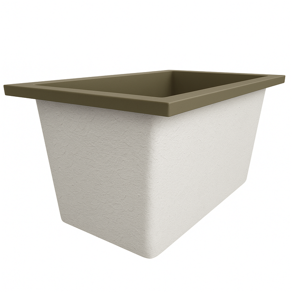 Omnitub Solo Supreme 1250 x 850 UK deep soaking tub 600mm depth rectangular - additional view 6