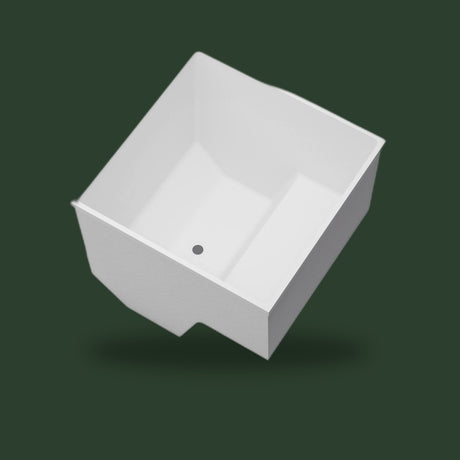 1100 x 1100 Deep Seated Whirlpool Bath by Omnitub — highbird