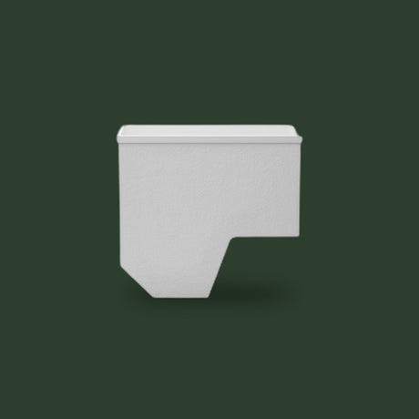 1100 x 600 Deep Seated Whirlpool Bath by Omnitub — front