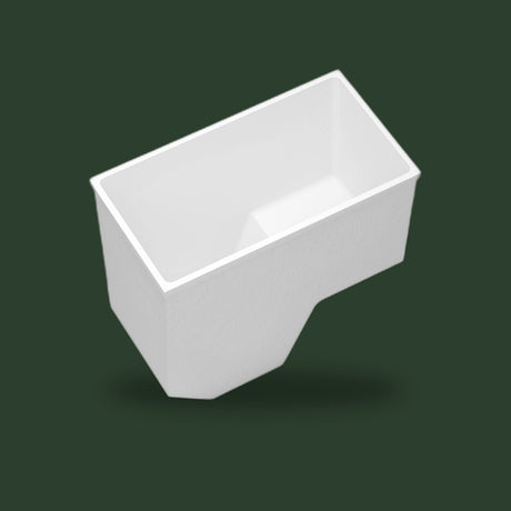 1100 x 600 Deep Seated Whirlpool Bath by Omnitub — tipped