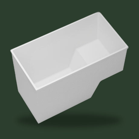 1495 x 800 Deep Seated Whirlpool Bath by Omnitub — tipped