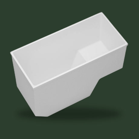 1500 x 700 Deep Seated Whirlpool Bath by Omnitub — tipped