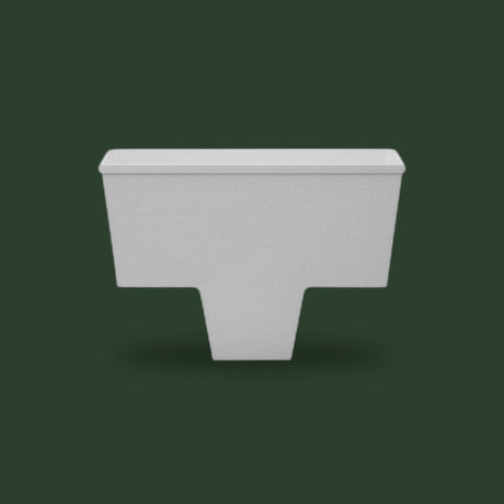 1500 x 700 Two Person Deep Seated Whirlpool Bath by Omnitub — front