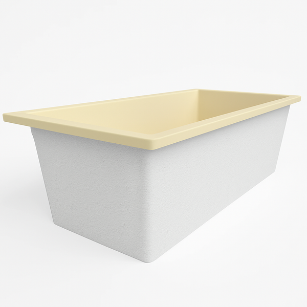 Omnitub 1900 x 900 UK deep soaking tub 600mm depth rectangular - main product view 6