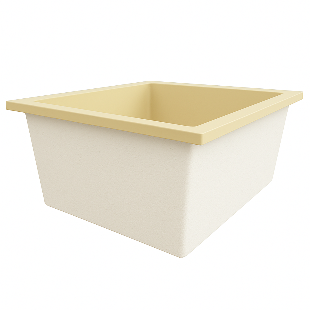 1400 L x 1200 W x 625 H. Bain profond. Omnitub Duo Flow