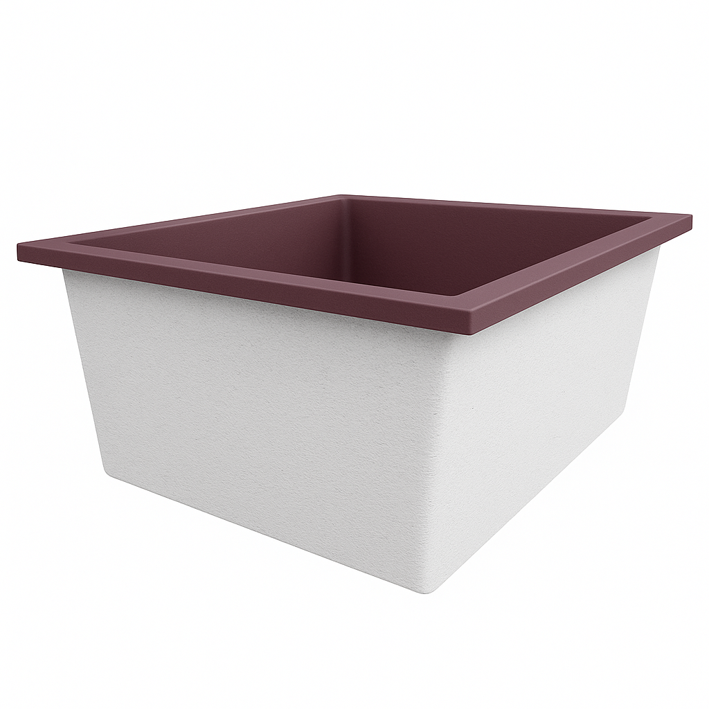 1400 L x 1200 W x 625 H. Bain profond. Omnitub Duo Flow