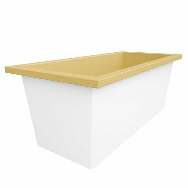 Omnitub Deluxe 1700 x 750 handmade UK deep soaking tub 600mm depth rectangular - main product view 8