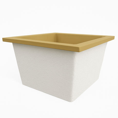 1050 L x 1050 W x 625 H. Petite baignoire profonde. Omnitub Duo