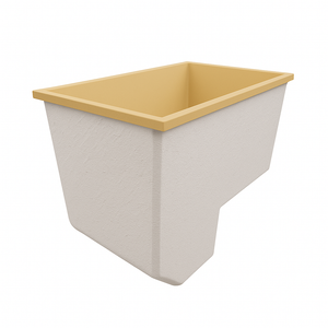 Deep Bathtub With Seat 1100 L x 700 W x 1000 Depth Handmade by Omnitub