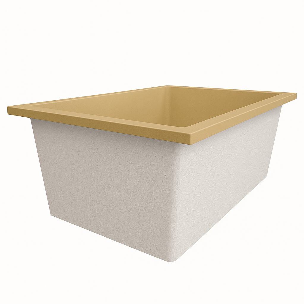1500 L x 1050 W x 625 H. Bain profond. Omnitub Duo Extra 