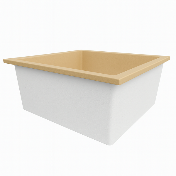 Omnitub 1400 x 1400 deep soaking tub 600mm depth square - colour detail 6