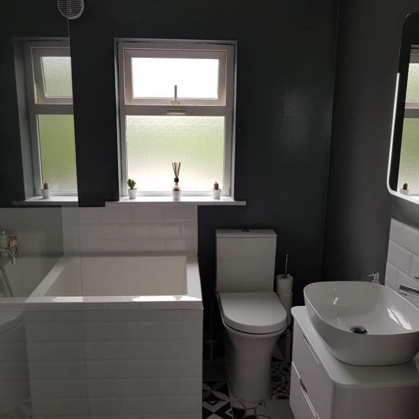 Omnitub Solo Extra 1150 x 900 handmade UK deep soaking tub 600mm depth rectangular - dimensions overview 2