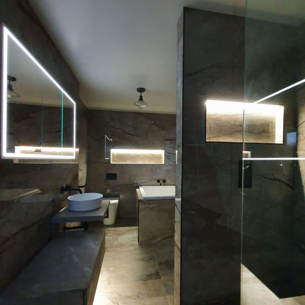Omnitub 1500 x 1050 handmade UK deep soaking tub 600mm depth wide rectangular - configuration detail